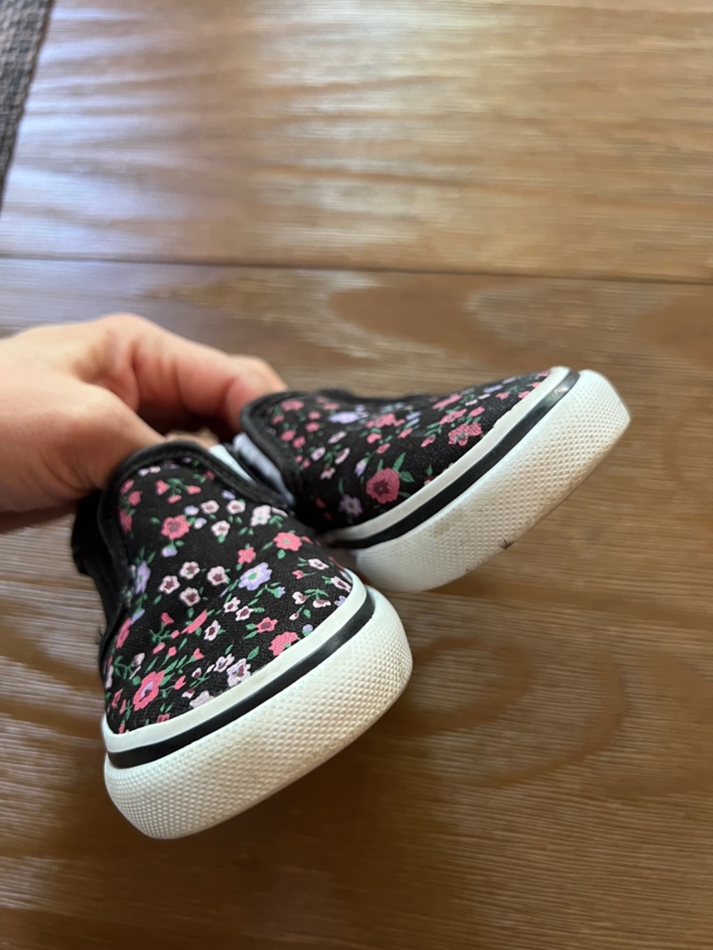 Vans Kids Toddler Slip-On Floral Sneakers - Picture 3 of 3